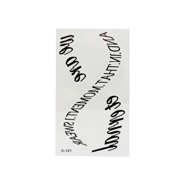 Временные тату "Надписи" QQ+K(K) Bambi