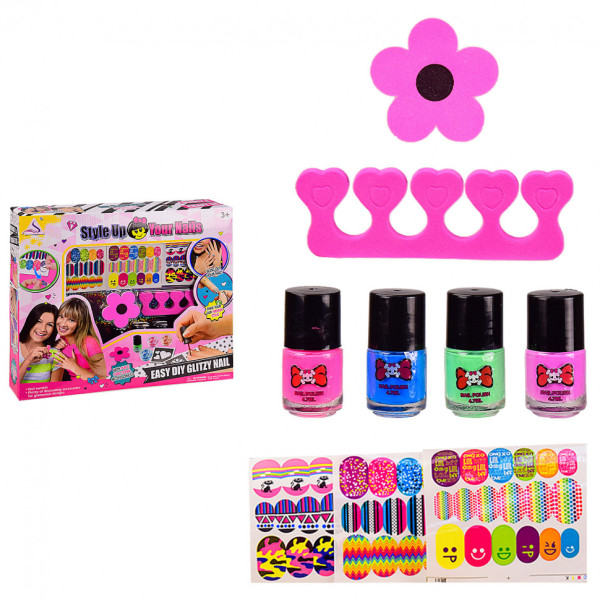 Детская косметика "Маникюр" J-216 с лаком и наклейками для ногтей