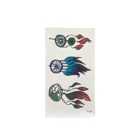 Тимчасові тату "Tattoo" QQ+K(T), розмір аркуша 14 х 7 см