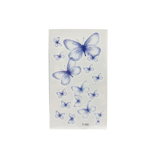 Временные тату "Tattoo" QQ+K(T), размер листа 14 х 7 см