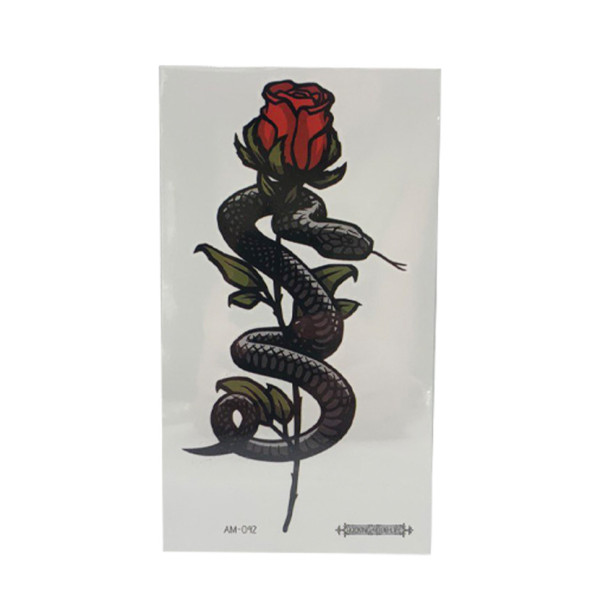 Временные тату "Tattoo" AM, размер листа 16 х 10 см