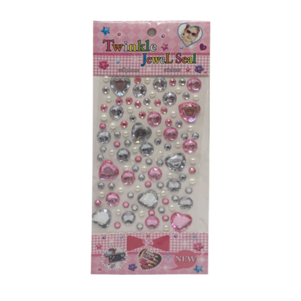 Наклейка камни Сердце Bambi CXM-B