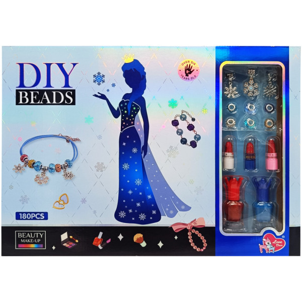 Набір бісеру для виготовлення креативних аксесуарів "Принцеса" LD6030 (LD6030)