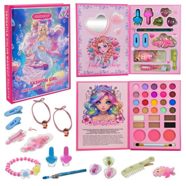 Дитячий набір косметики IG3172 лак для нігтів, аксесуари для волосся (IG3172)