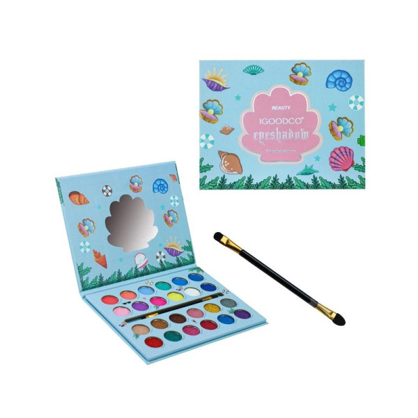 Дитяча палетка тіней для повік LK2973, 24 кольори, з пензликом (LK2973)