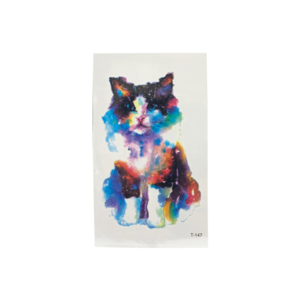 Временные тату "Tattoo" QQ+K(T), размер листа 14 х 7 см