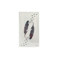 Тимчасові тату "Tattoo" QQ+K(T), розмір аркуша 14 х 7 см