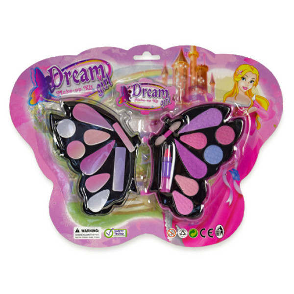 Косметика детская 4119A помада, тени, кисточка
