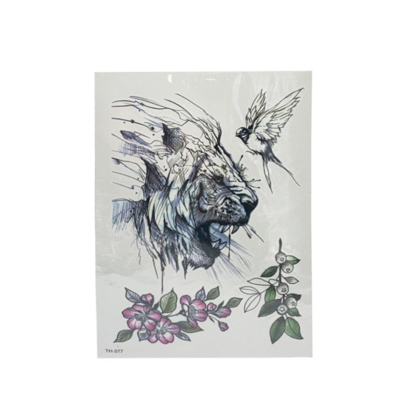 Тимчасові тату "Tattoo" TH, розмір аркуша 15 х 10,5 см