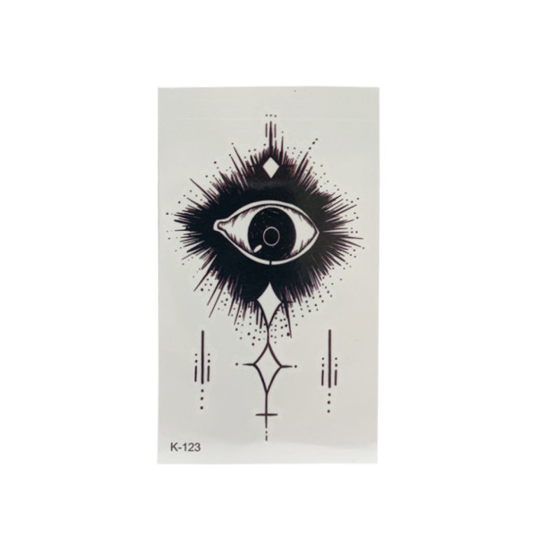 Временные тату "Tattoo" QQ+K(K), размер листа 14 х 7 см