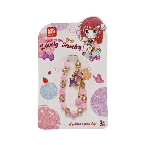 Бижутерия детская Браслет B4328 с подвеской