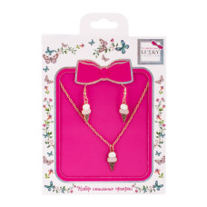 Біжутерія дитяча 2 в 1 Ice-Cream Fashion T24607 сережки + підвіска (T24607)