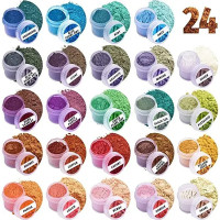 Слюдяний пігментний порошок MC-002, 24 банки по 2,8 грам (MC-002)