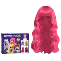 Дитячий набір аксесуарів "Colored Hair" C2010 перука 34 см, гребінець (C2010)