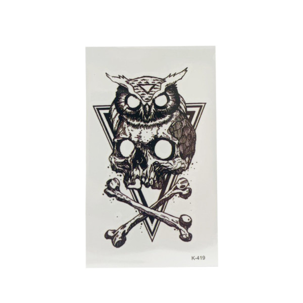 Временные тату "Tattoo" QQ+K(K), размер листа 14 х 7 см