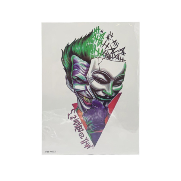 Временные тату "Tattoo" HB, размер листа 15 х 24 см