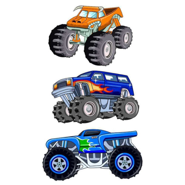 Временная татуировка Монстр-трак №2 Ink-Ok 74208943, 3 картинки