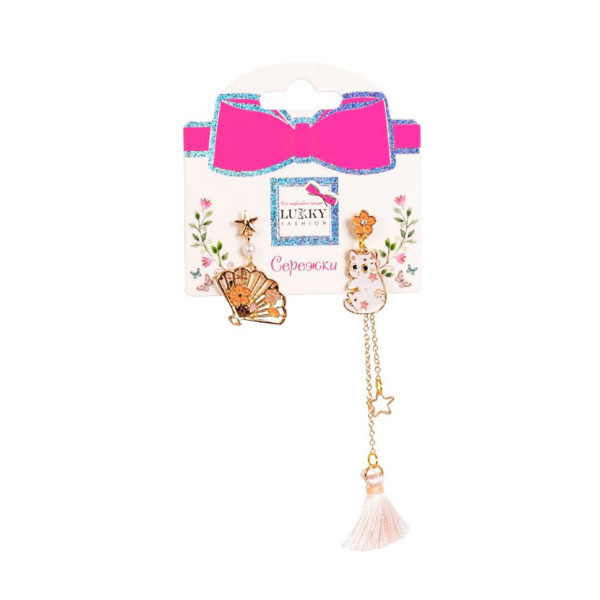 Дитячі сережки "Fashion східний стиль" T24634 (T24634)