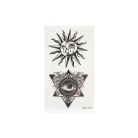 Временные тату "Tattoo" QQ+K(RC), размер листа 14 х 7 см