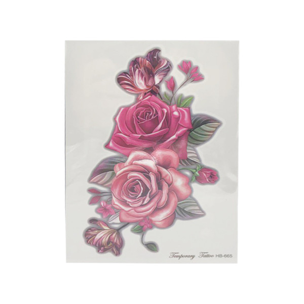 Временные тату "Tattoo" HB, размер листа 15 х 24 см