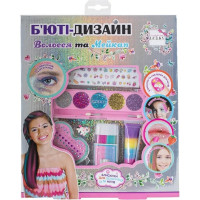 Дитячий набір кометики "Волосся та макіяж" T20727 палетка 5 кольорів (T20727)