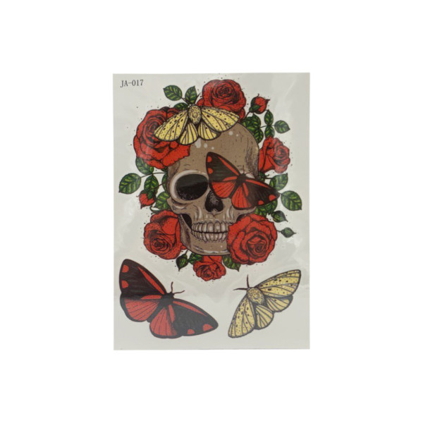 Тимчасові тату "Tattoo" JA, розмір аркуша 11 х 18 см