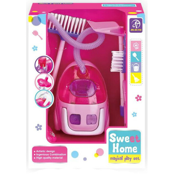 Игрушечный пылесос A5993-5995 с набором для уборки