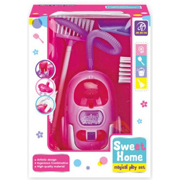 Игрушечный пылесос A5993-5995 с набором для уборки