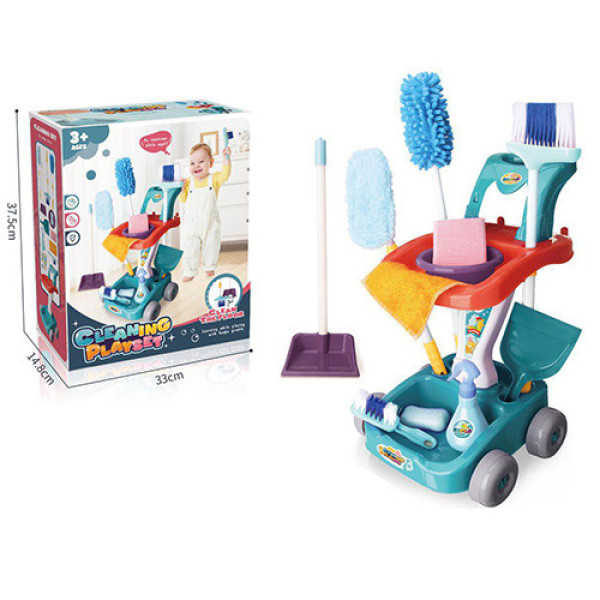 Детский игровой набор для уборки 998-9, 22 предмета