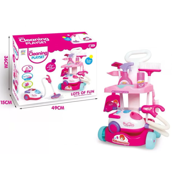 Игровой набор тележка для уборки 5791 с пылесосом