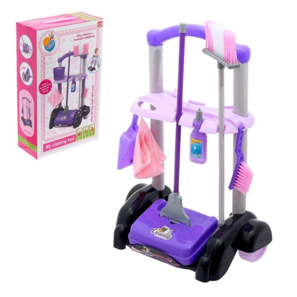Дитячий ігровий набір для прибирання 0366A на візку