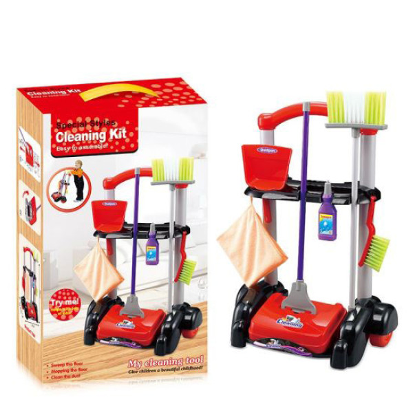 Дитячий ігровий набір для прибирання 0366A на візку