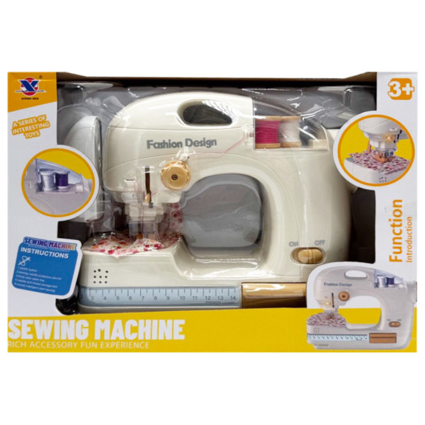 Дитяча побутова техніка "Швейная машинка" XS-25055(White) світлові та звукові ефекти (XS-25055(White))