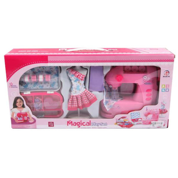 Игрушечная швейная машина 754ABC с набором для шитья