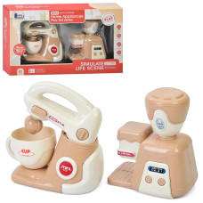 Дитяча побутова техніка "Міксер-Кавоварка" E05 механічний обертовий віночок  (E05)