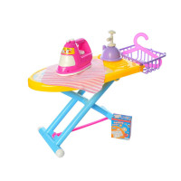 Дитяча побутова техніка "Прасувальна дошка" 2500(Yellow) праска 15 см, кошик, вішалка (2500(Yellow))