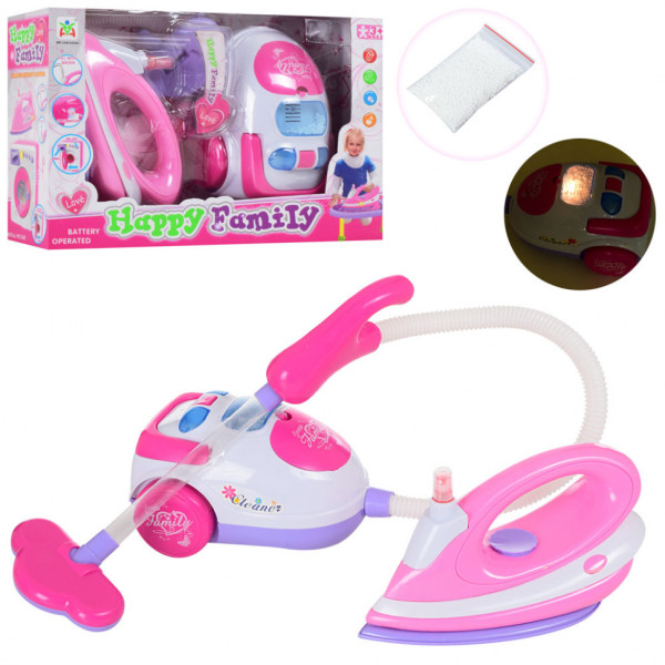 Детский игровой набор бытовой техники LS8237 пылесос и утюг в наборе