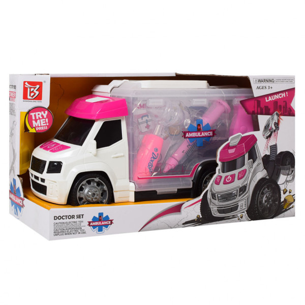 Детский игровой набор доктора 289-3 с машинкой