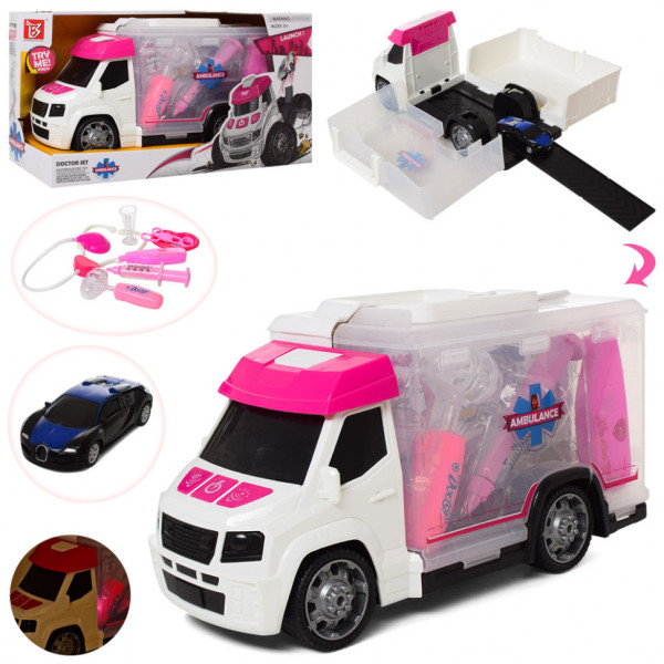 Детский игровой набор доктора 289-3 с машинкой