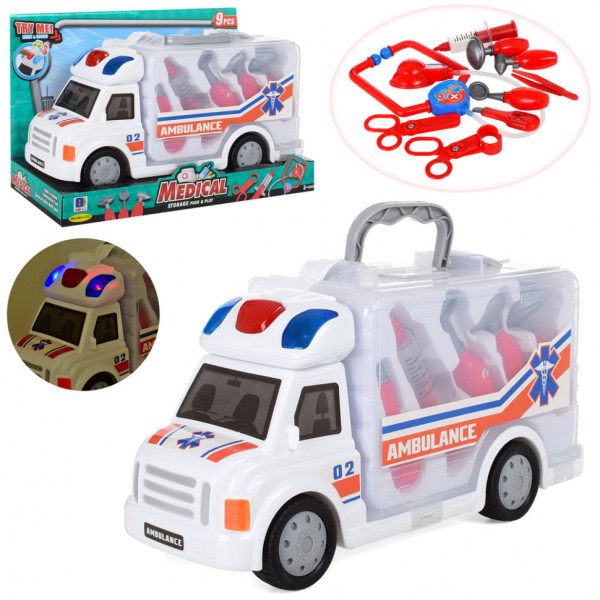 Ігровий набір лікаря з машинкою 661-172 зі звуком і світлом (661-172)