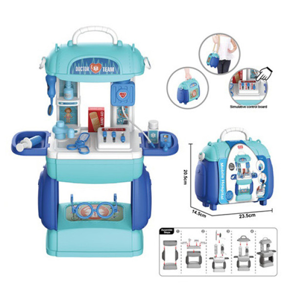 Детский игровой набор Доктора 8393P в чемодане