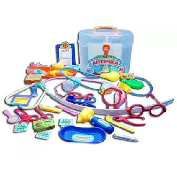 Детский игровой набор доктора "Волшебная аптечка" 2553 в чемодане
