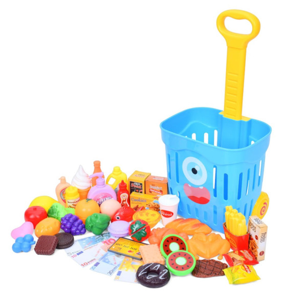 Дитячий візок із продуктами 35631(Blue) 49 продуктів (35631(Blue))