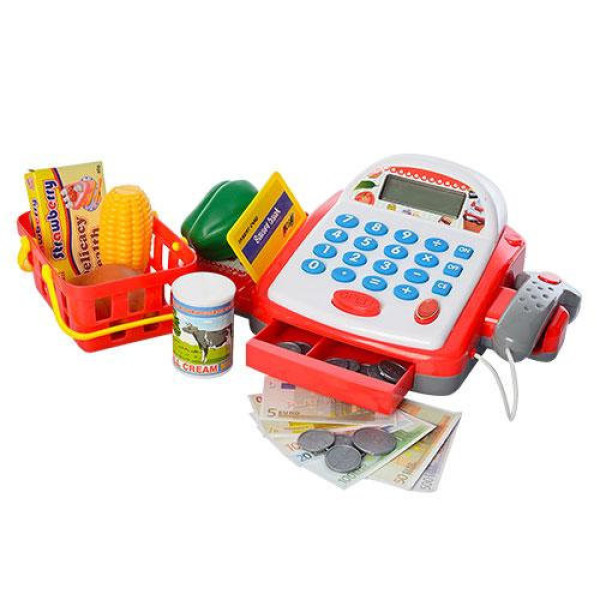 Ігровий набір магазин з касою 6615 зі сканером