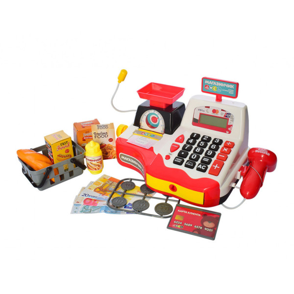 Игровой кассовый аппарат 7162-1 UA с микрофоном