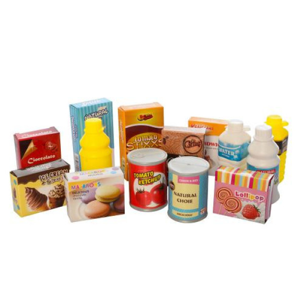 Игровой набор тележка для супермаркета 922-76 с продуктами