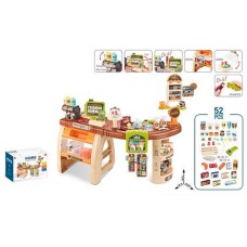 Детский игровой магазин с прилавком и продуктами 668-69, 52 предмета
