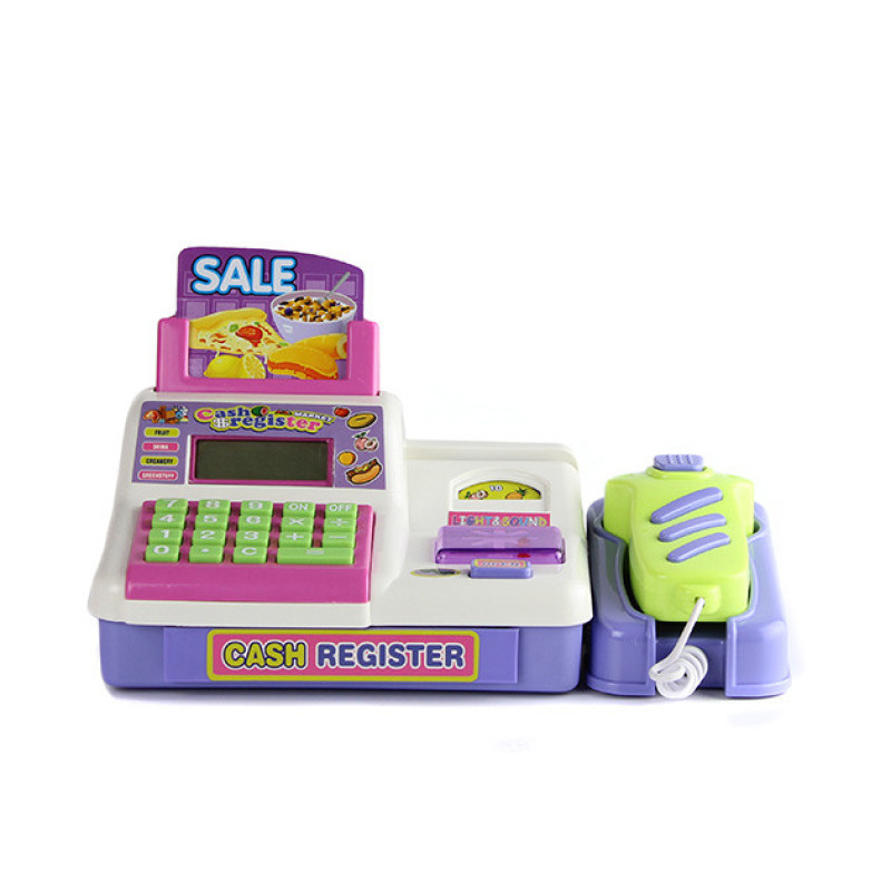 Игровой кассовый аппарат 7562B с тележкой продуктов