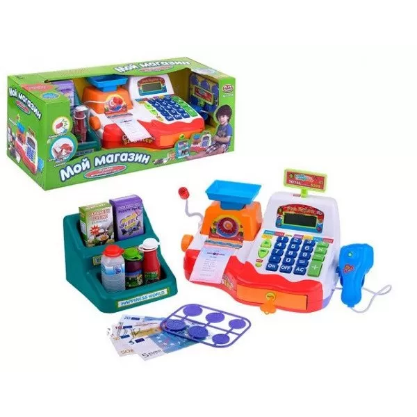 Дитячий ігровий набір Касовий апарат 7256 видає чек