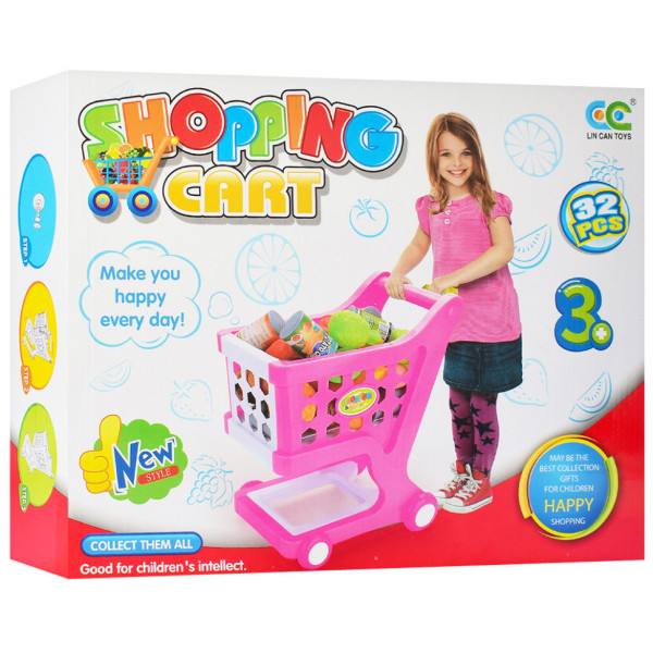 Дитячий ігровий набір Магазин 856-1B візок з продуктами